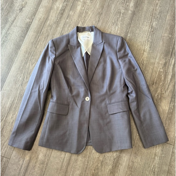 CALVIN KLEIN gray blazer ✨ - Picture 13 of 13